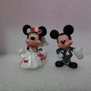 2 Συλλεκτικες Φιγουρες Disney Mickey And Mini Just Married
