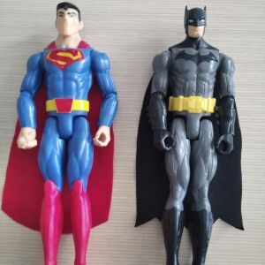 2 φιγούρες super heroes - Superman & Batman (DC Universe)