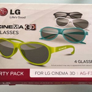 LG cinema 3d glasses party pack καινούργια