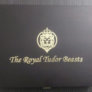Wooden Display Case - for 10 X 2 Oz Royal Tudor Beasts