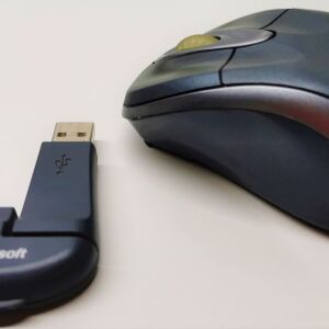 Microsoft Wireless Notebook Optical Mouse with Transmitter 1023