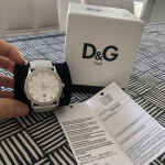 Ρολόι D&G με το αυθεντικό δερμάτινο λουράκι του 100% αυθεντικό