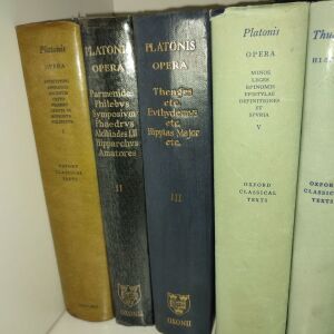 Πλάτων 4 τόμοι με τα βασικά του έργα από τις στερεότυπες εκδόσεις της Οξφόρδης