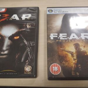 FEAR 2 & FEAR 3 pc games (παιχνίδια)