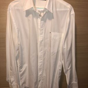 Ανδρικό Βαμβακερό λευκο πουκαμισο New Man (M)
