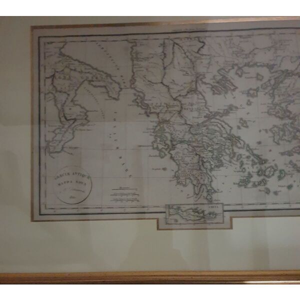 GRECLE ANTIQUE MAPPA NOVA 1826  chartis tou 1826