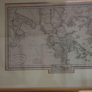 GRECLE ANTIQUE MAPPA NOVA 1826  ΧΑΡΤΗΣ ΤΟΥ 1826