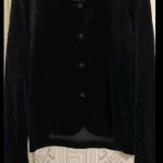 Vintage βελούδινο μαυρο σακάκι Αγγλίας.