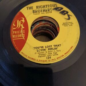 45 rpm δίσκος βινυλίου The righteous beothers , you ve lost that lovin feeling