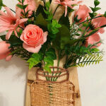 Δώρο χειροποίητο - Βάζο με λουλούδια