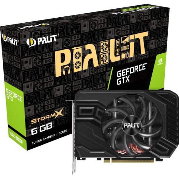 Palit GeForce GTX 1660 Super 6GB GDDR6 StormX karta grafikon PCI-E x16 3.0 me HDMI ke DisplayPort