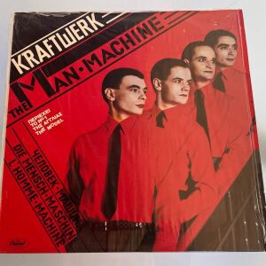 Kraftwerk - The man machine 6-trk vinyl album made in Greece