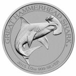 50 Cents 2015, Μιση Ασημένια Ουγγιά , ''GREAT HAMMERHEAD SHARK'