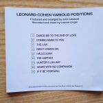 CD LEONARD COHEN - Various Positions (1984) Βalland Pop Rock