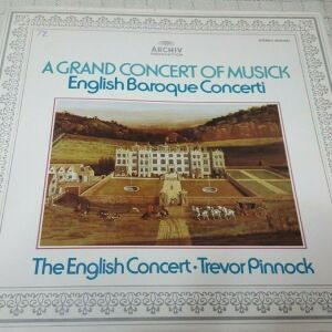 English Barocue Konzerte/The English Concert, Trevor Pinnock LP GER .1979