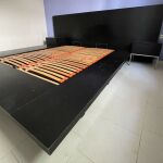 Κρεβάτι διπλό με αποθηκευτικό χώρο και στρώμα