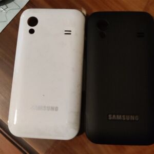 2 Γνήσια καπάκια μπαταρίας Samsung Galaxy Ace Άσπρο & Μαύρο S5830-S5830i-S5839