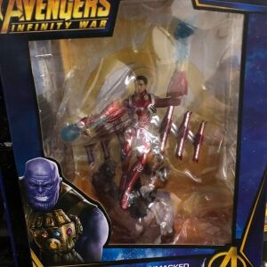 MARVEL GALLERY IRON MAN MK 50 UNMASKED VARIANT FIGURE STATUE (from Avengers Infinity War) NEW SEALED