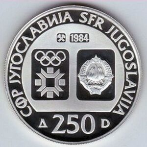 250 Dinara Winter Olympics 1984 - Head of Tito
