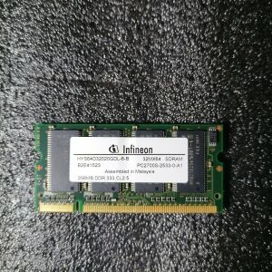 Infineon HYS64D32020GDL-6-B (256MB DDR PC2700S 333MHz SO DIMM 200-pin) Memory