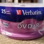 25 DVD+R Verbatim Cake Box 4,7GB, 16x, 120' (ΣΦΡΑΓΙΣΜΕΝΟ)