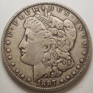 1887 Morgan Dollars Early Silver Dollars.