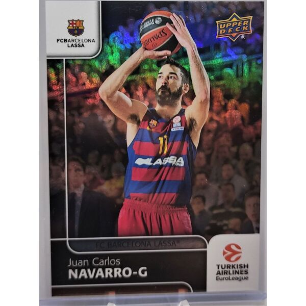 Juan Carlos Navarro Barcelona Euroleague Upper Deck 2016
