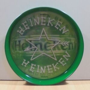Heineken μπίρα διαφημιστικός μεταλλικός δίσκος σερβιρίσματος