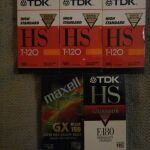 VHS-Βιδεοκασσετες καινουριες σφραγισμενες 5 τεμαχια
