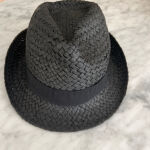 μαθρο ψάθινο καπέλο beechfield