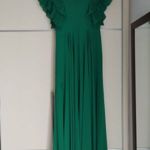 Βραδυνό φόρεμα σμαραγδί μέγεθος 40 BSB