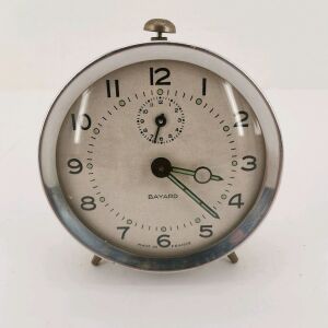Κουρδιστό ρολόι στρογγυλό ξυπνητήρι Εποχής 1960