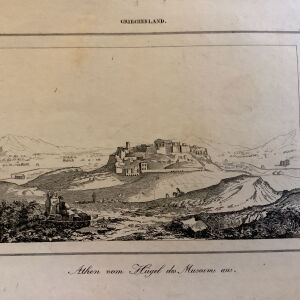 1830 Αθήνα χαλκογραφία