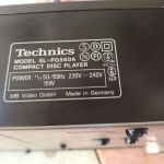 Technics compact disk player SL PG 560A