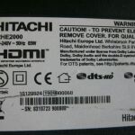 HITACHI    32”   Smart-TV