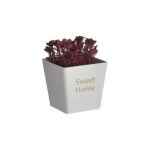Τεχνητό Φυτό "Τριαντάφυλλο" Σε Γλαστράκι “Sweet Home ”10χ10χ16 "E-4139