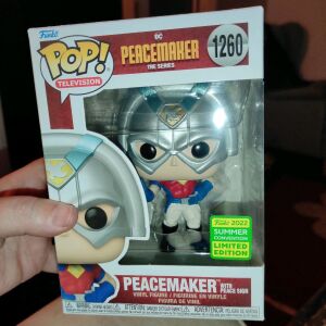 Funko Pop! Peacemaker with peace sign#1260( exclusive).