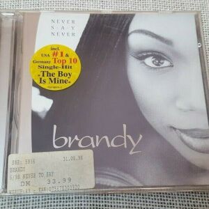 Brandy  – Never Say Never    CD Europe 1998'