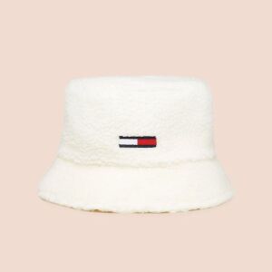 Tommy Hilfiger TJ Sherpa Bucket Καπέλο - Λευκό