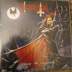 Δίσκος βινυλίου Necromantia crossing the fiery path lp hellenic black metal