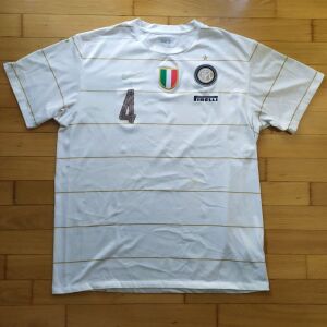 Inter Milan προπονητική 2008 Javier Zanetti #4 Worn/Issued XL