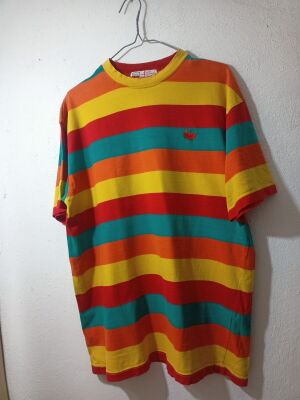 Suika πολύχρωμο T-shirt σαν καινούργιο, μέγεθος L, 100% βαμβάκι