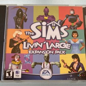 The Sims livin' large expansion pack Mac cd-rom