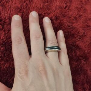 Χειροποίητο ασημένιο δαχτυλίδι 925