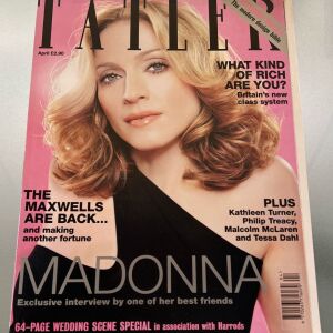Περιοδικό  Tatler 2000 με τη Madonna στο εξώφυλλο