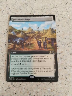 Magic the Gathering Fortified Village card