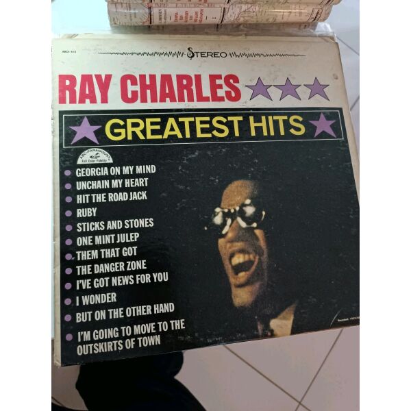 lp diskos viniliou 33rpm Ray charles greatest hits