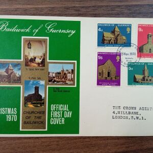 BAILIWICK OF GUERNSEY 1970 FDC