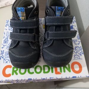 Παπούτσια δερμάτινα CROCODILINO N.24 μπλε