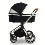 Καρότσι και port-bebe MOON ReSea S Navy - Silver, καροτσάκι μωρού, πολυκαρότσι 2 σε 1, stroller, pushchair